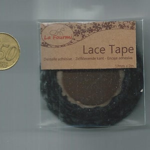 Fin de Série Ruban de DENTELLES adhésives : Lace Tape 17mm x 2m image 4