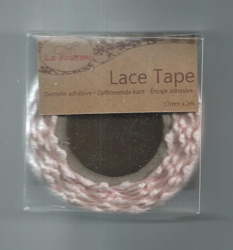 Fin de Série Ruban de DENTELLES adhésives : Lace Tape 17mm x 2m image 5