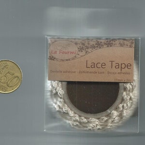 Fin de Série Ruban de DENTELLES adhésives : Lace Tape 17mm x 2m image 6