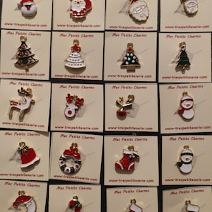 DESTOCKAGE : Charm - Breloque émaillée - NOEL