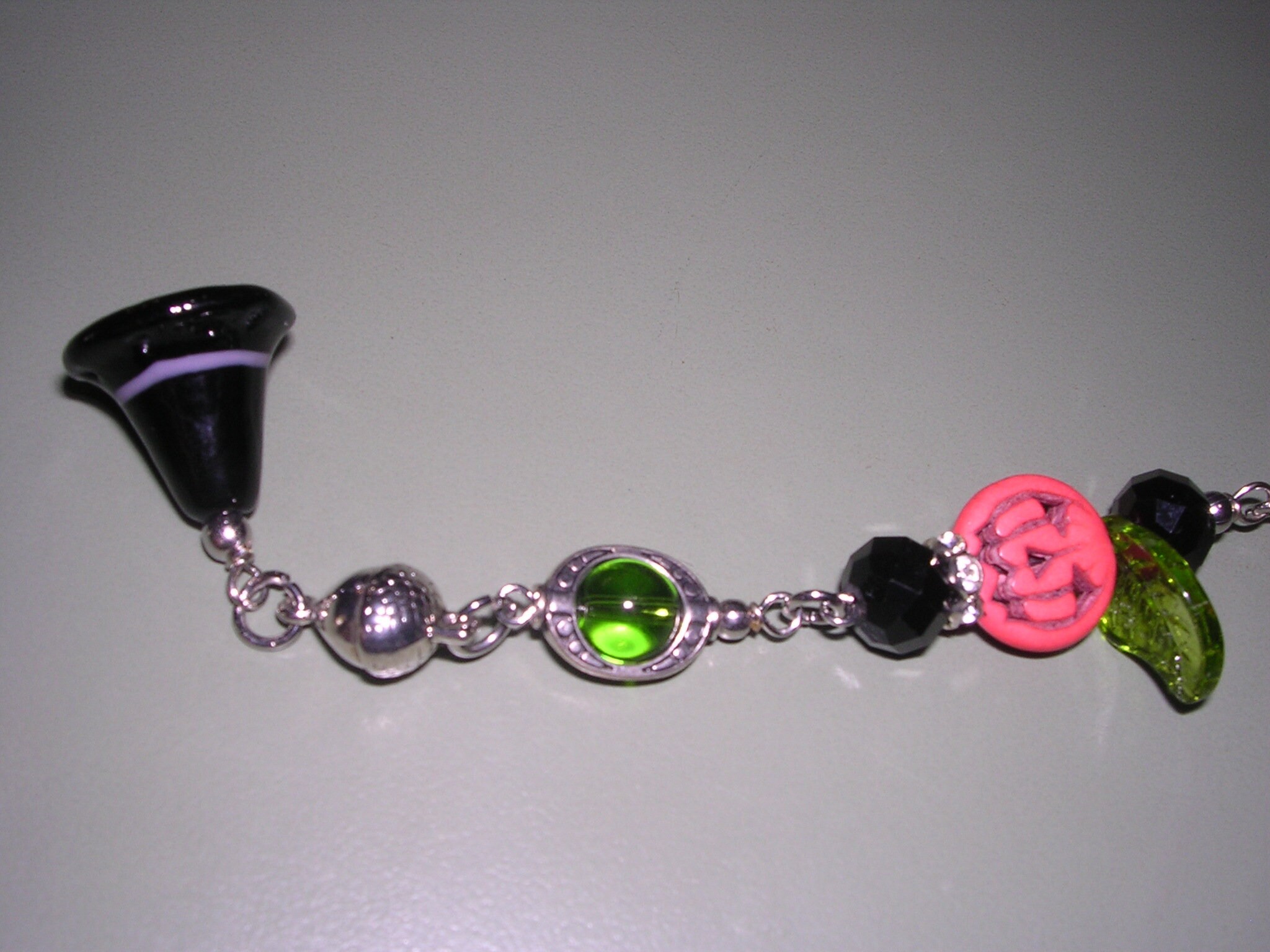 Halloween rearview Mirror charm, Witch's Hat Car Charm