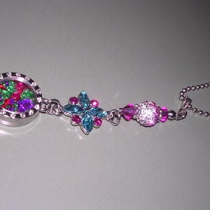Colorful Silver Charm For Your Car, Silver Rear View Mirror Charm