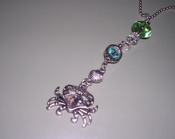 Sea Crab Rear View Mirror Charm, Beach Lover's Charm, Ocean Car Charm