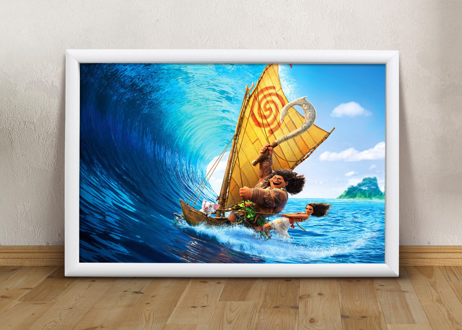 Princess Moana print Disney Moana printable wall art Princess | Etsy