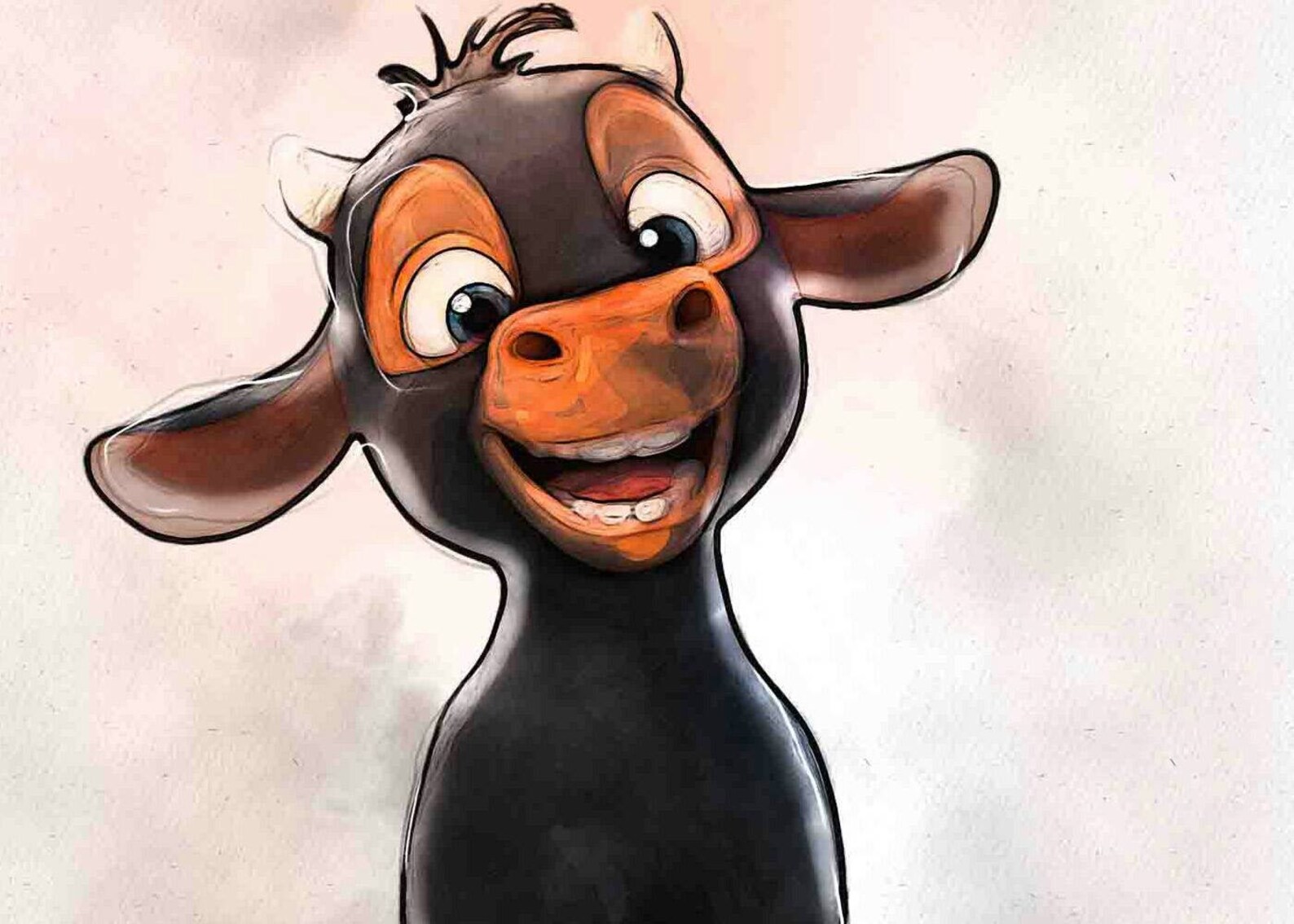 Ferdinand Print Ferdinand the Bull Digital Poster Nursery Art Etsy