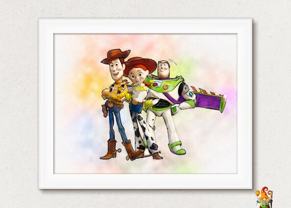 woody and buzz painting