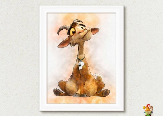 Lupe print Ferdinand Print Ferdinand the Bull Digital Poster Nursery Art Printable Decor Download Watercolor Effect illustration Kids room Il_570xn