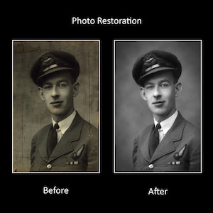 Photo Restoration, Restore Damaged Photograph, Fix Old Photo, Repair Faded, Stained, Scratched, Torn Photos, Image Enhancement