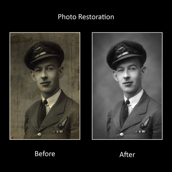 Photo Restoration, Restore Damaged Photograph, Fix Old Photo, Repair Faded, Stained, Scratched, Torn Photos, Image Enhancement