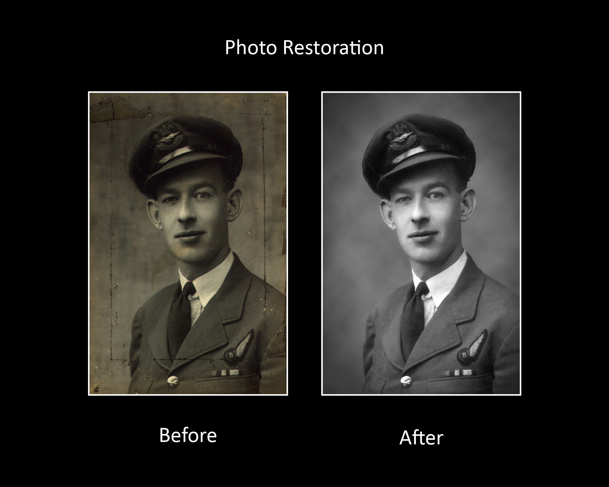 Photo Restoration, Restore Damaged Photograph, Fix Old Photo, Repair ...