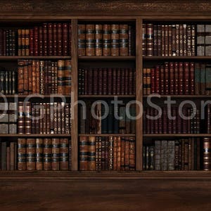 Library Digital Backdrop, Digital Background, Books Backdrop, Library Background for Photographers, Portrait Backdrop, Photoshop Backgrounds