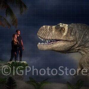 T-Rex Digital Backdrop, Dinosaur Digital Background, Photoshop Backdrop, Tyrannosaurus Rex Background, Digital Backdrops for Photographers