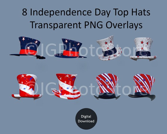 Hat Digital Overlays Independence Day 