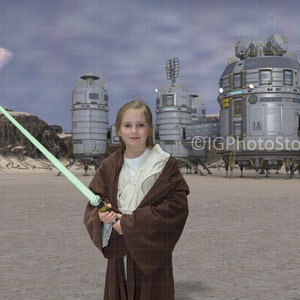 Sci-Fi Cosplay Digitale Achtergrond, Digitale Achtergrond voor Star Ship Wars Composiet Foto&#39;s, Fotografie Achtergrond