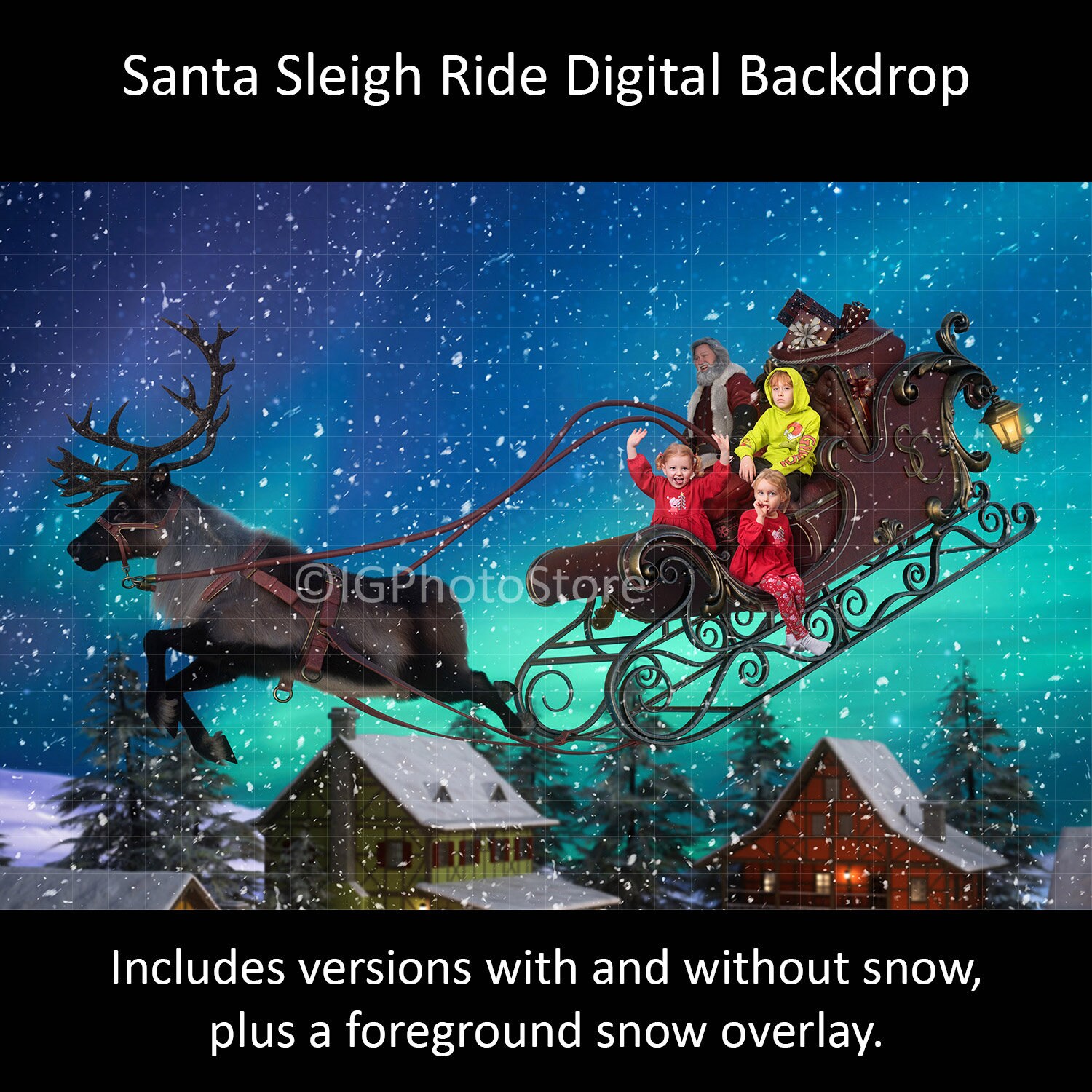 ダイヤモンドアートクラブ　Santa's Sleigh Ride DACキット Santa's Sleigh Ride – Diamond Art Club