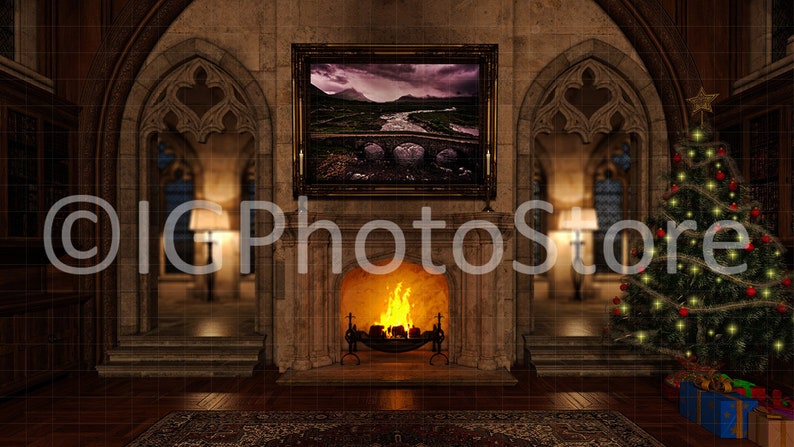 Christmas Zoom Backgrounds, Virtual Meeting Backdrops for the Holiday ...