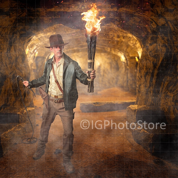 Underground Cave Digital Backdrop, Fantasy Cosplay Photography Background, Composite Photo Backdrop for Photoshop