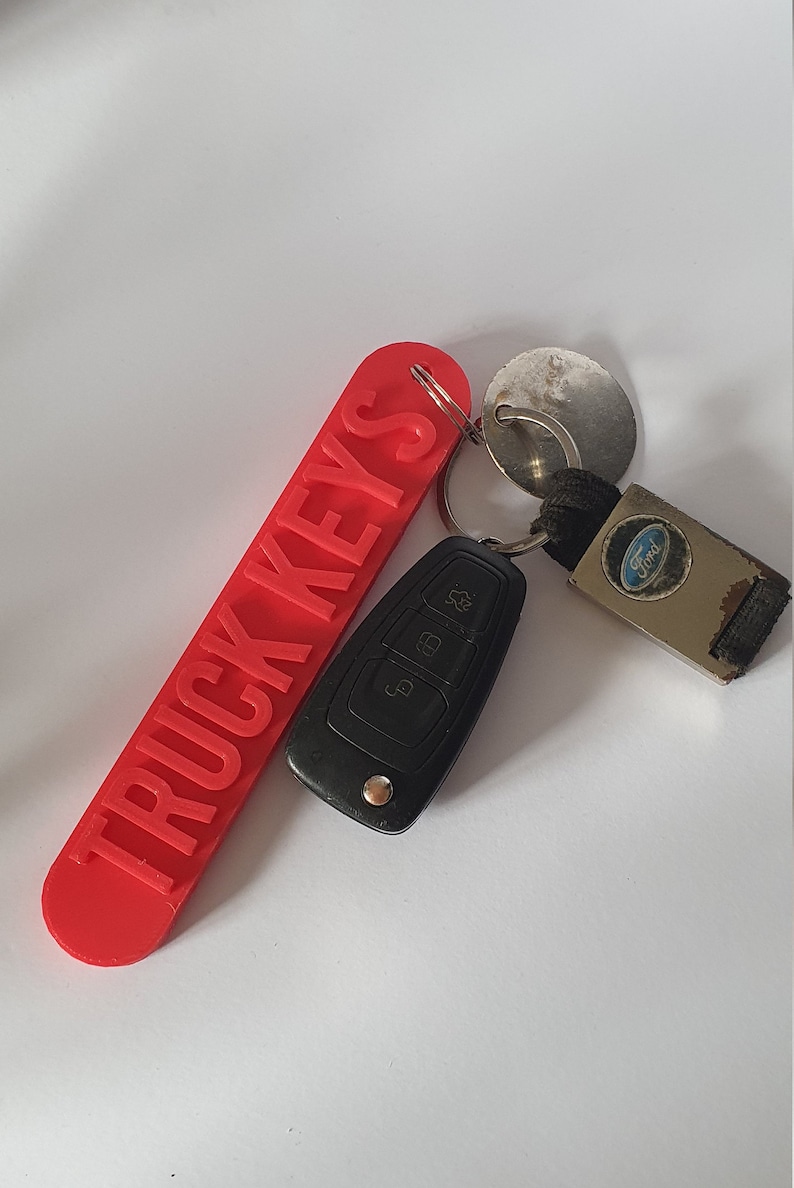 3D Printed Giant Personal Keyring Etsy UK