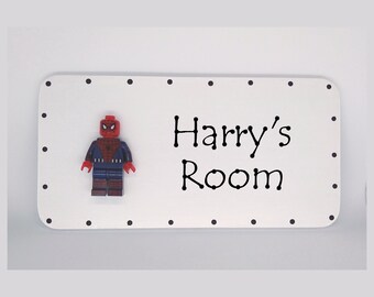 AVENGERS Personalised Door Sign Plaque Kids Bedroom Grandson Son Ironman Hulk