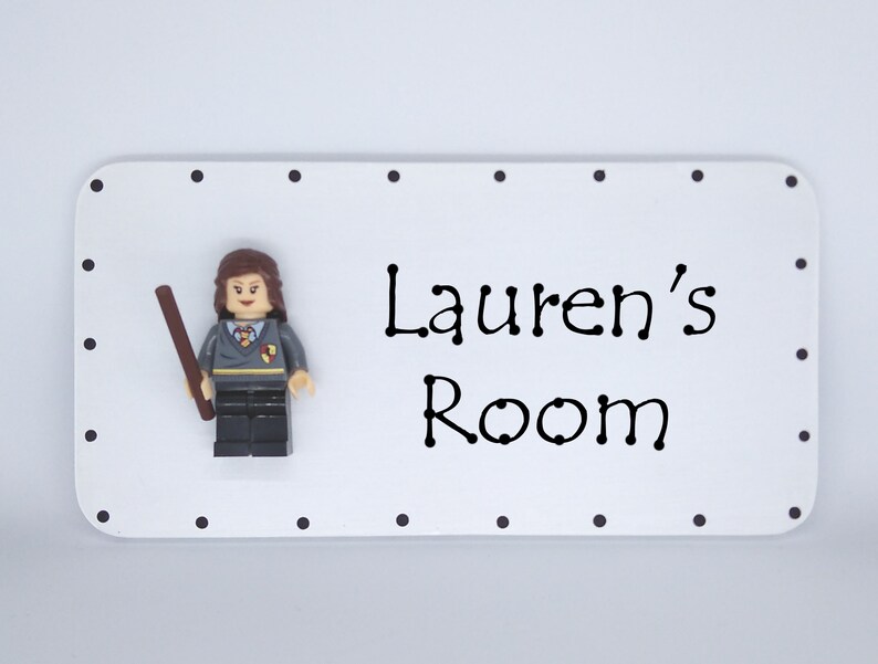 Hermione Granger Personalised Door Sign Plaque Mini Figure | Etsy UK