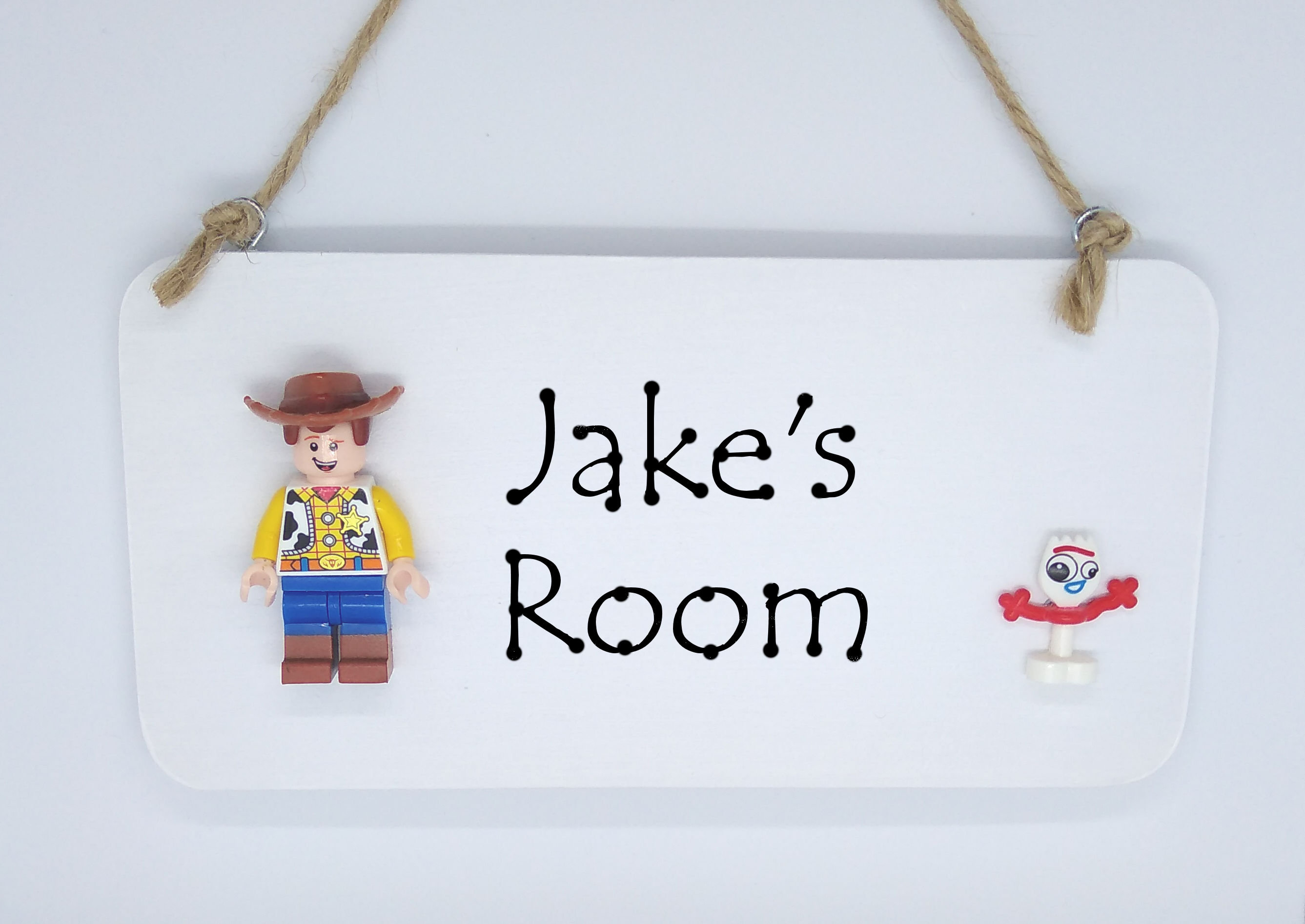 Woody Forky Toy Story Personalised Door Sign Plaque Mini Etsy UK