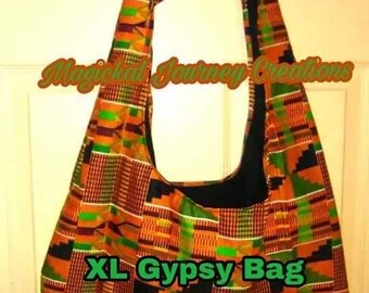 XL Gypsy Kente Cloth Bag