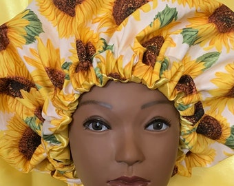 Sunflower Satin-lined Bonnet