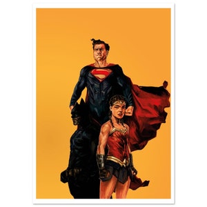 DC Trinity Premium Matte Paper Poster