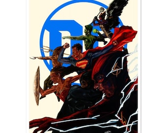 DC Universe Premium Matte Papier Poster