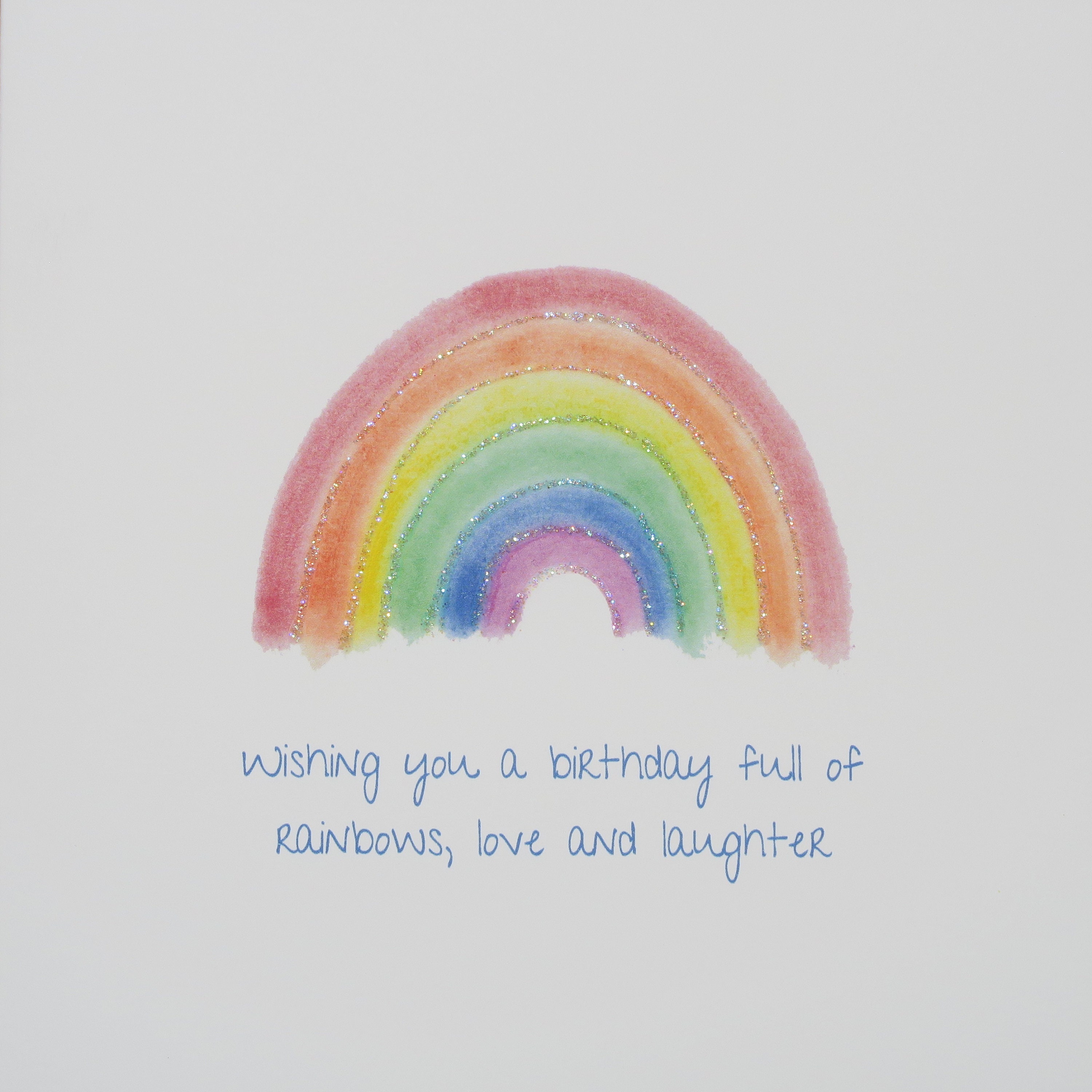 RegenbogenGeburtstagskarte wünschen Ihnen einen Geburtstag Etsy