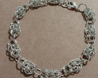Pulsera de moda bañada en plata