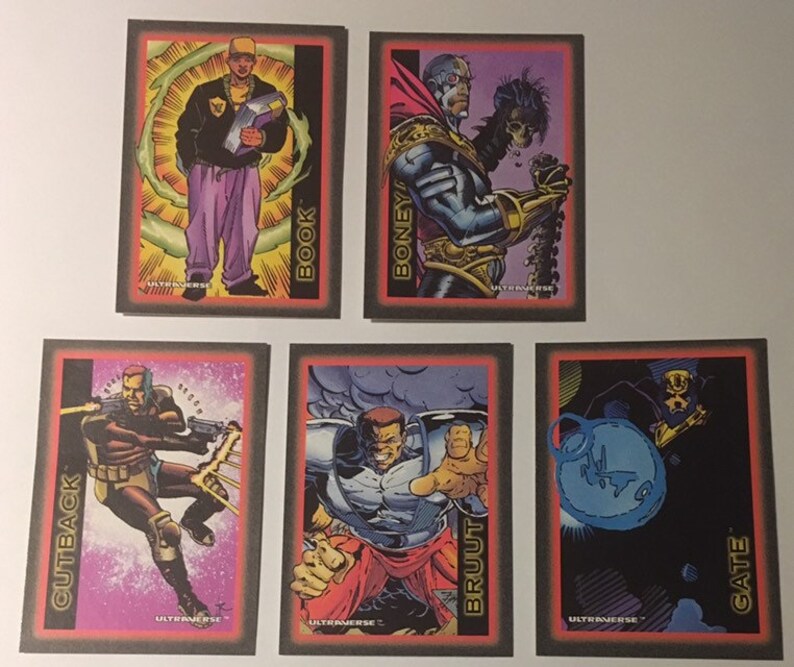 Vintage Picture Cards Ultraverse Cards Malibu Comics Collectables