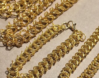Gold tone Bracelets chains