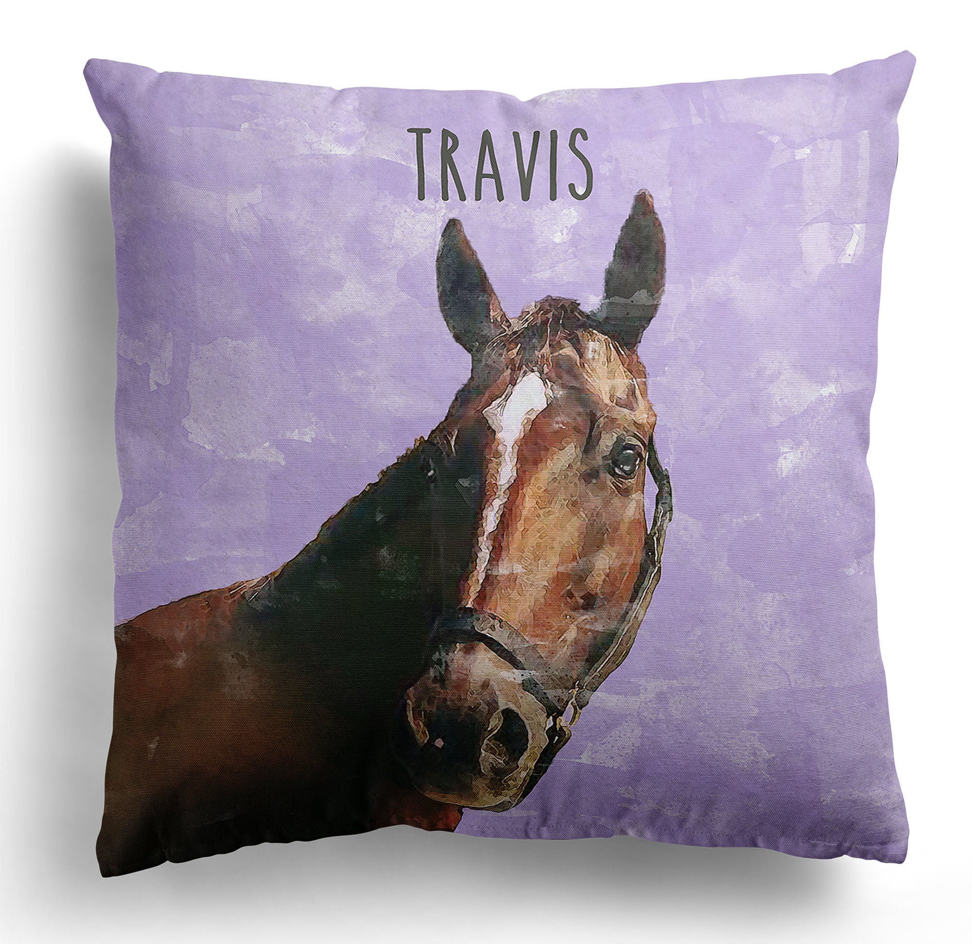 CUSTOM ORDER Pet Pillow Personalized Horse Pillow Horse Etsy