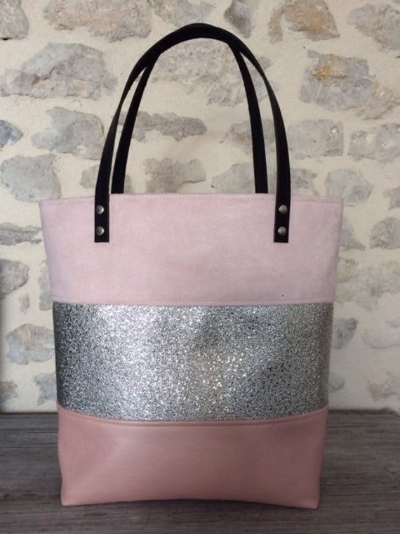 pink suede bag