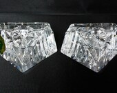 Waterford Crystal Fionn 39 s Knot Place Card Holder Set Seahorse Mark Mint Condition with Foil Label 2003 WS