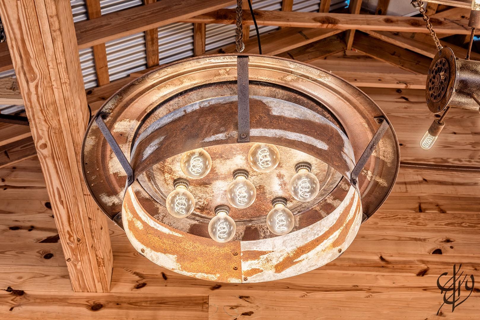 Rustic Vintage Chicken Brooder Disk W/turkey Feeder Ring - Etsy