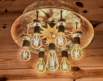 Rustic Turkey Feeder Bowl Gear Light Opt 3