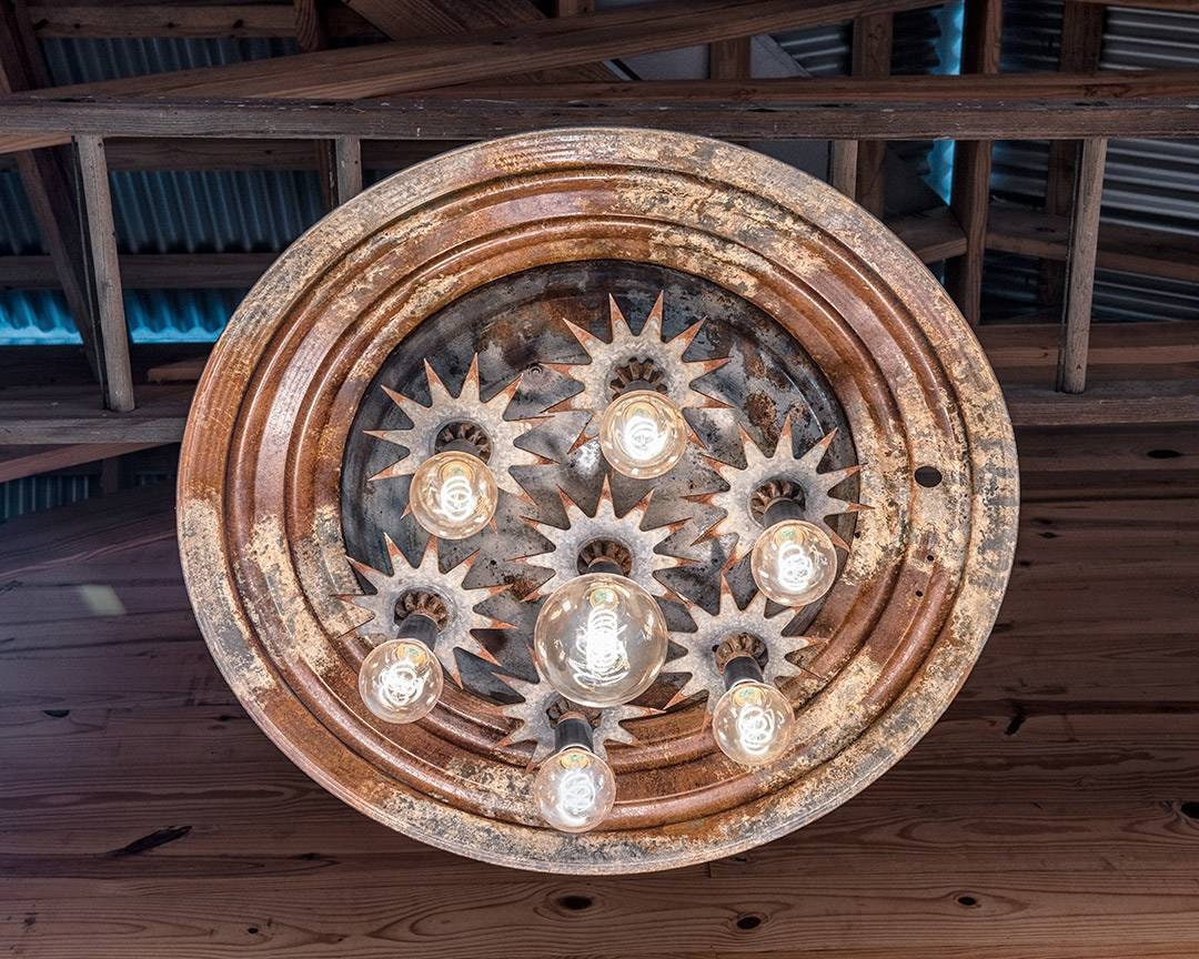 Rustic Vintage Chicken Brooder Disk W/stars - Etsy UK