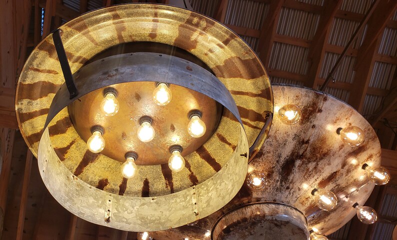 Rustic Vintage Chicken Brooder Disk W/turkey Feeder Ring - Etsy