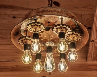Rustic Turkey Feeder Bowl Gear Light Opt 1