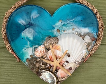 Heart Shaped Coastal Wall Hanging # 2