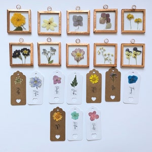 Cheaper by bulk Wedding Favours Botanical - Floral Copper Frames, unique wedding gifts for guests, Floral Placement Cards