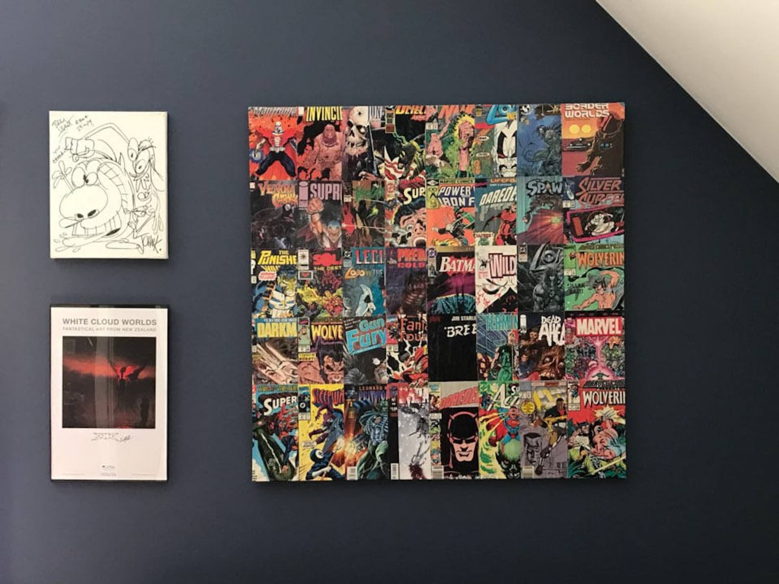 Comic Book Wall Art Etsy