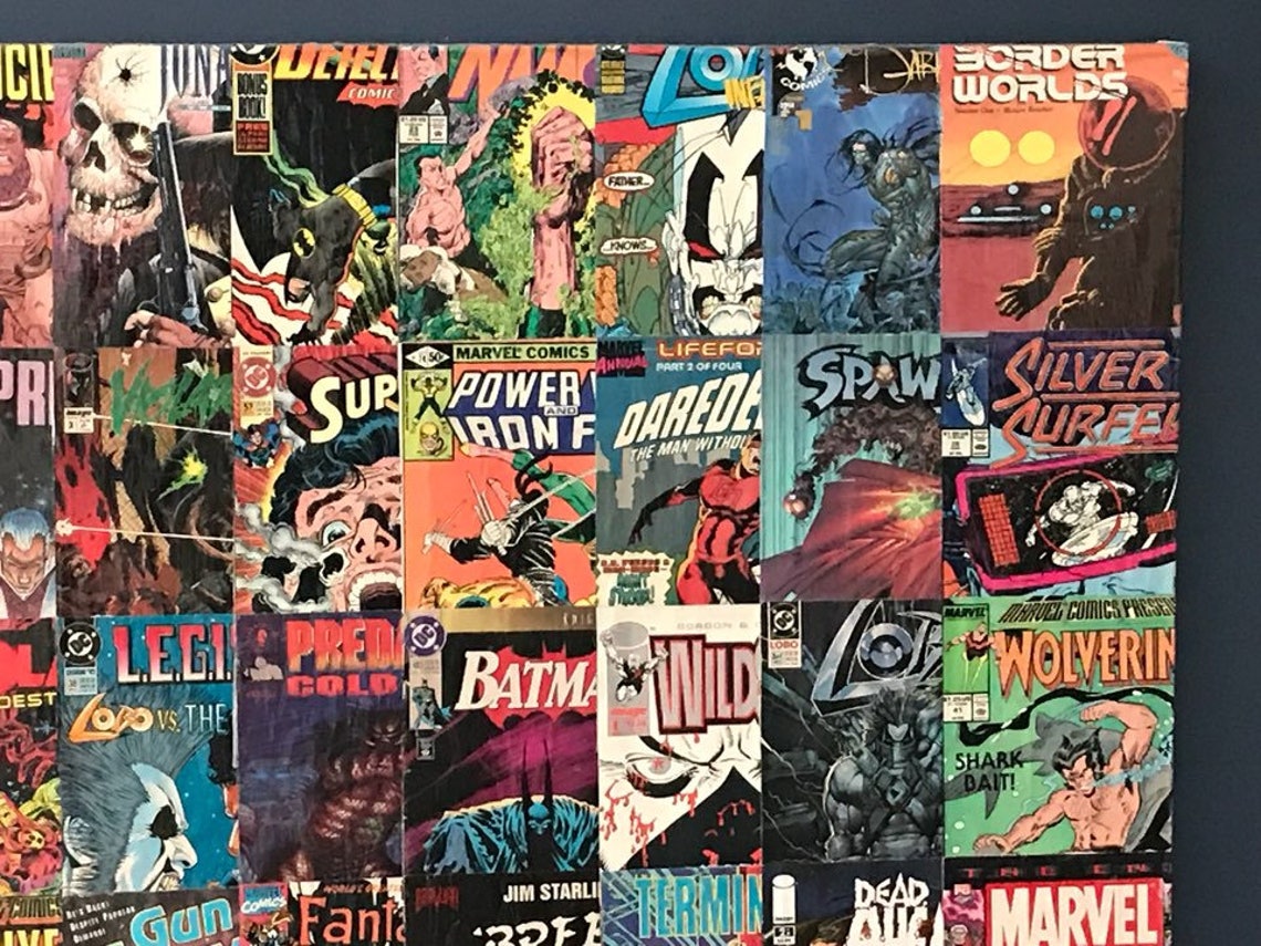 Comic Book Wall Art Etsy