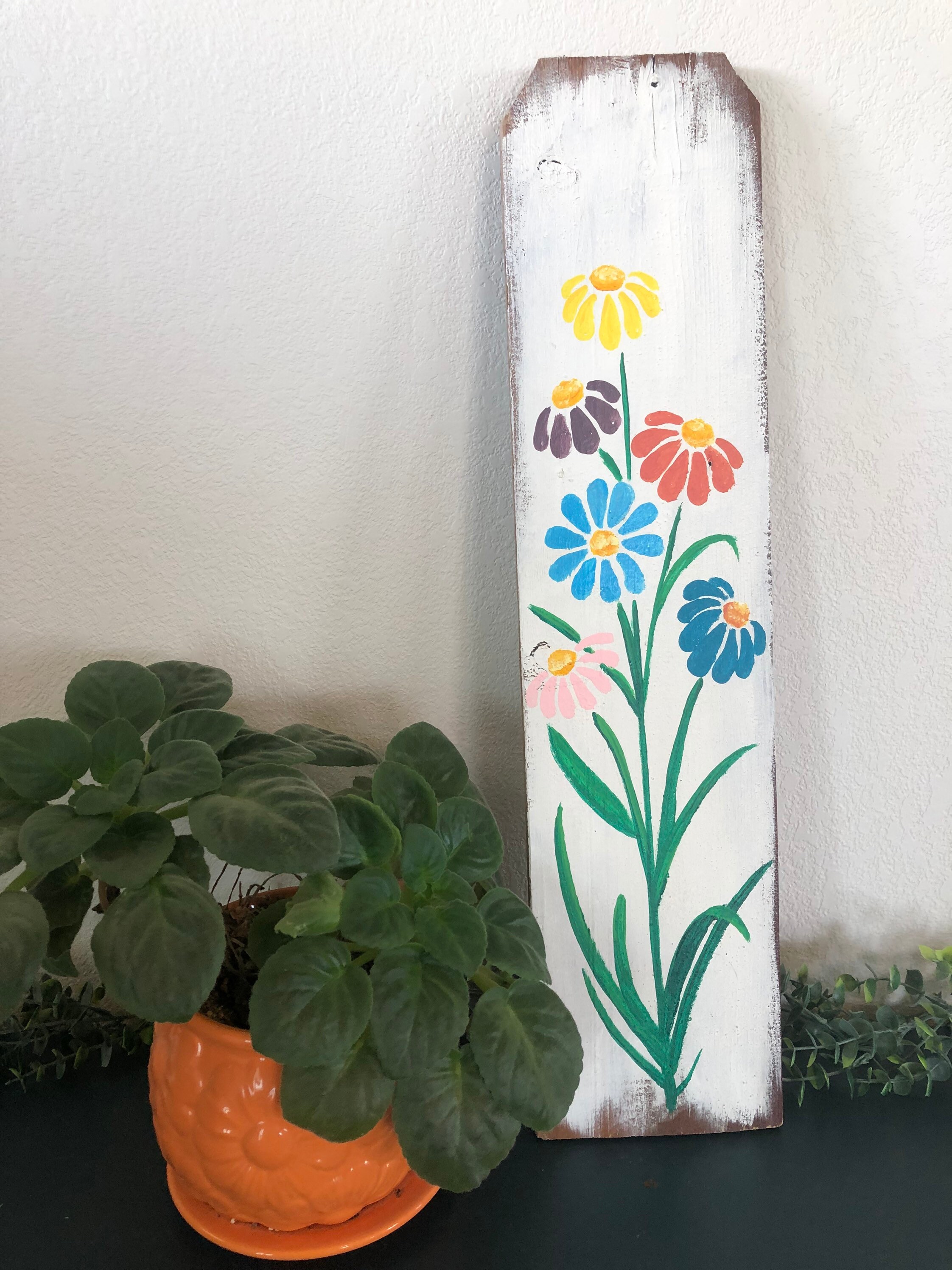 Daisies Wall Decor Etsy