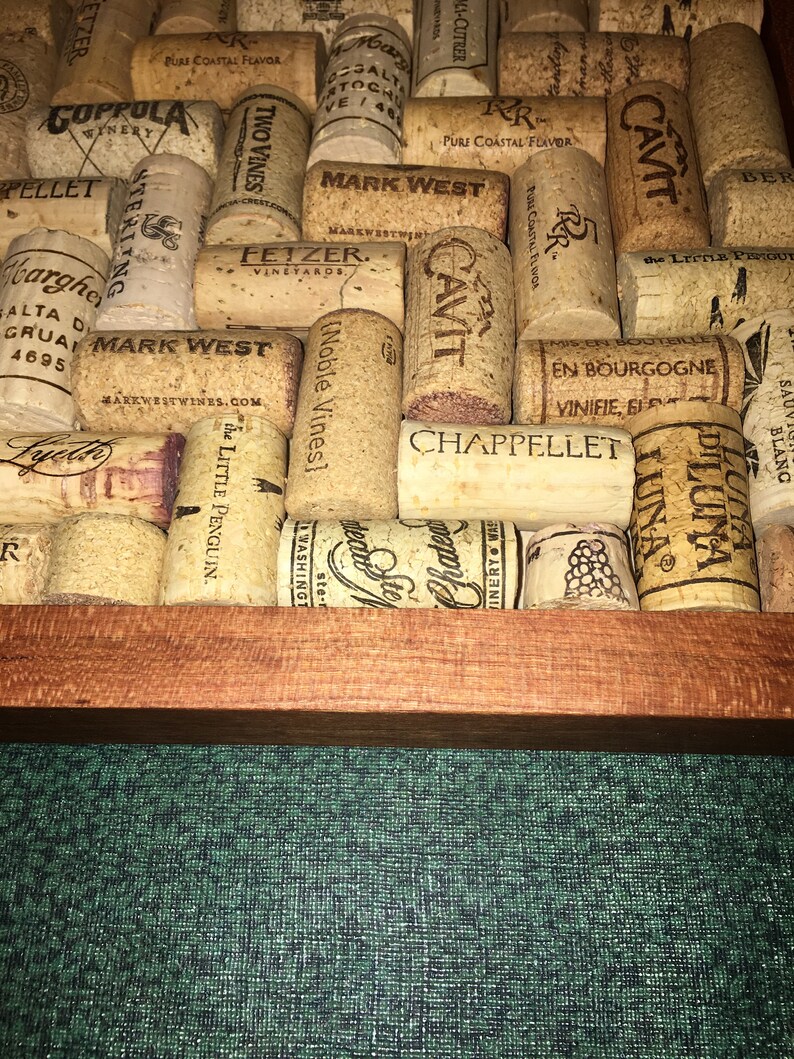 Cherry Wood and Natural Wine Cork Hot Plate/trivet Etsy