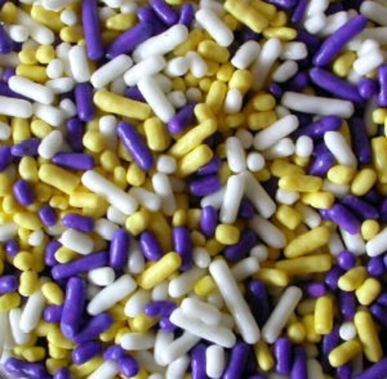A Hint of Daffodils Sprinkles Jimmies Mix Birthday Party Cupcake Cakepop Toppings Cake Decorating Candy Baking Sundae Bar!