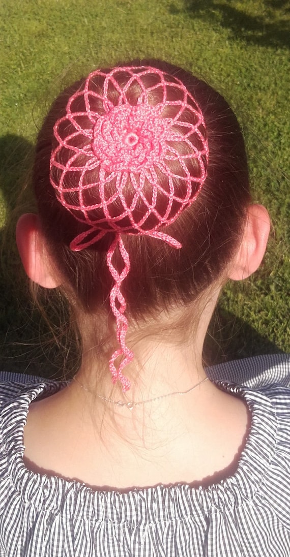 Crocheted Hair Bun Cover Ballerina Bun Holder Ballet Etsy