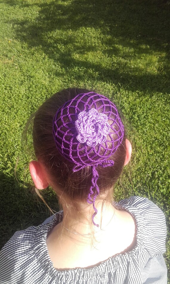 Hair Bun Holder Crocheted Hair Net Ballerina Bun Cover Ballet Etsy